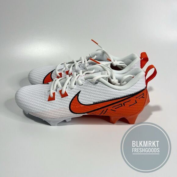 Nike Vapor Edge Speed 360 2 White Orange Football Cleats FQ4045-100 Size 9.5 - Picture 1 of 7